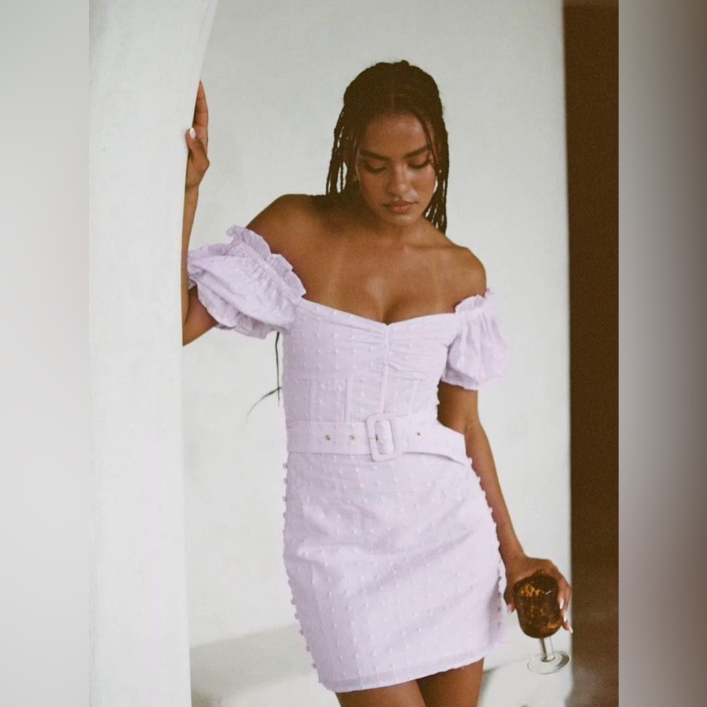 Mini lavender dress